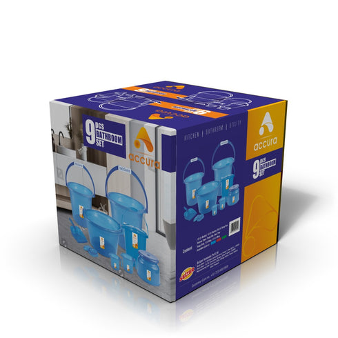 Accura 9Pc  Bathroom Set